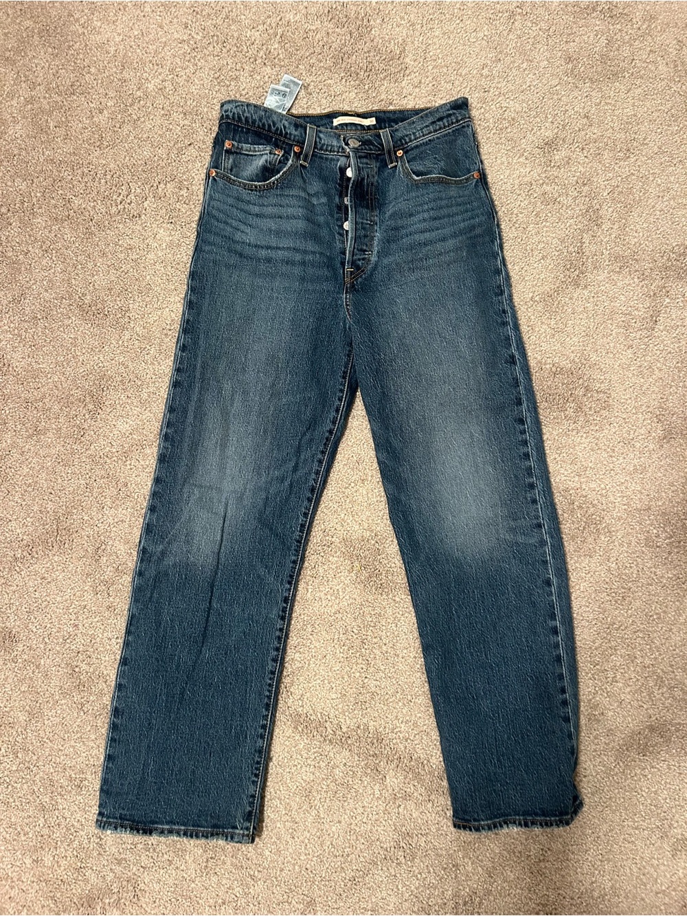 Levi’s ribcage straight ankle jeans
